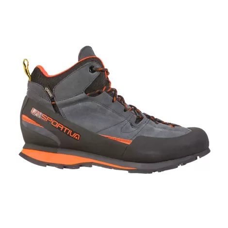 LA SPORTIVA BOULDER X MID GTX トレッキングシューズ EU39 グレー/オレンジ アウトドア BOULDER X MID GTX - 山の店 デナリ
